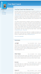 Mobile Screenshot of firststartfrench.com